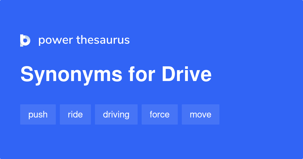 drive synonym