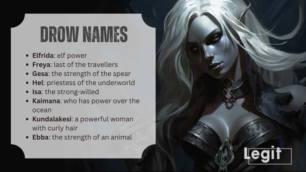 drow names