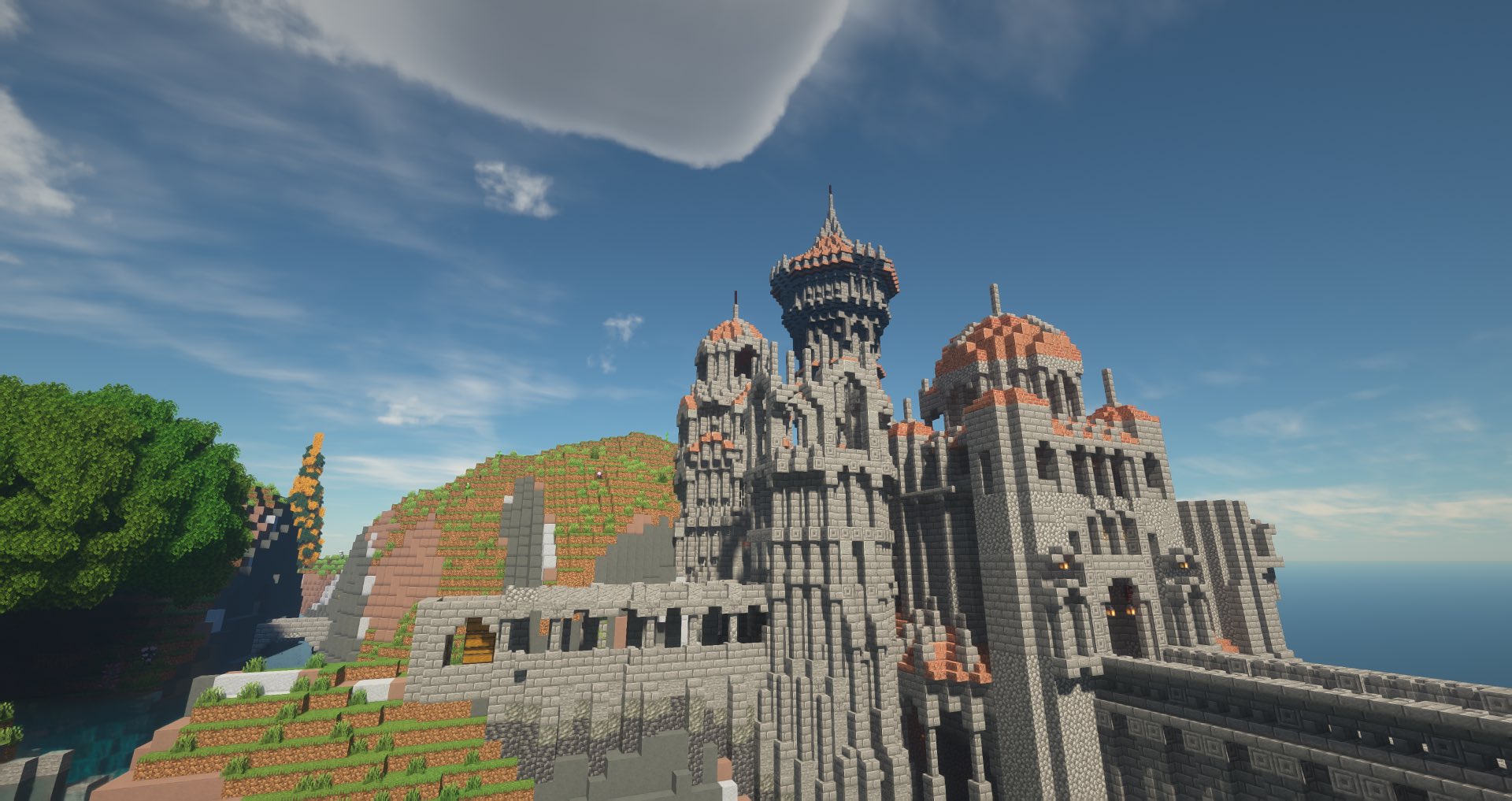 dwarven castle minecraft