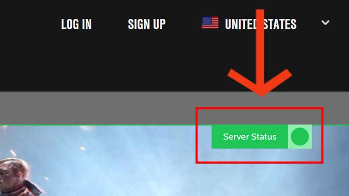 e a servers status