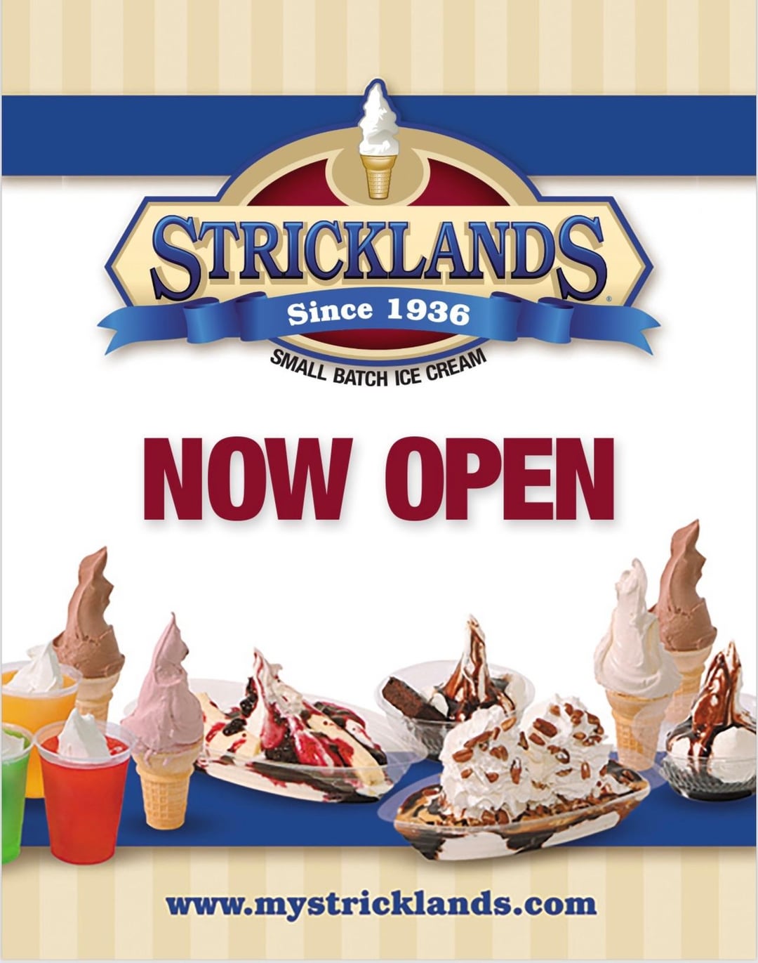 stricklands ice cream