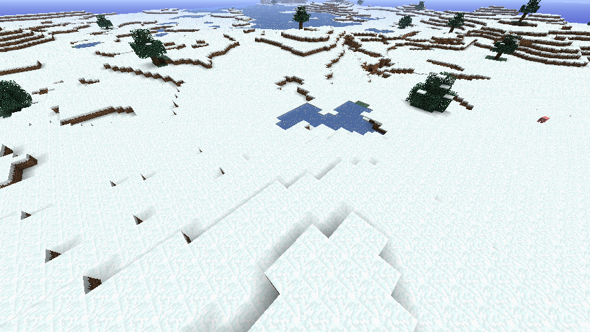 minecraft snow biome