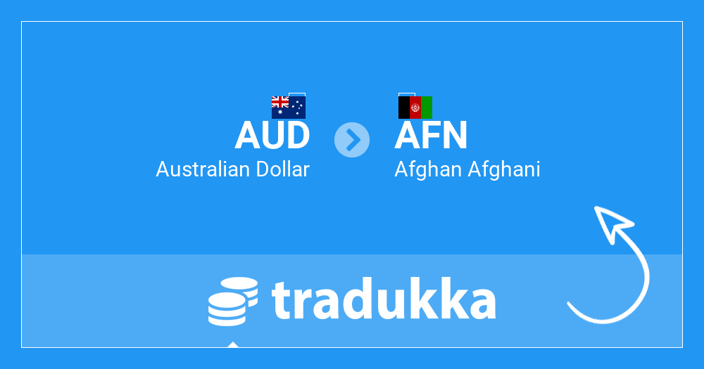 australian dollar to afghani