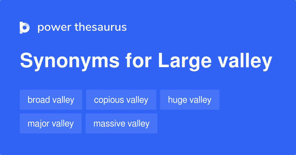 valley synonyms