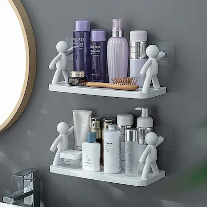 self adhesive wall shelves