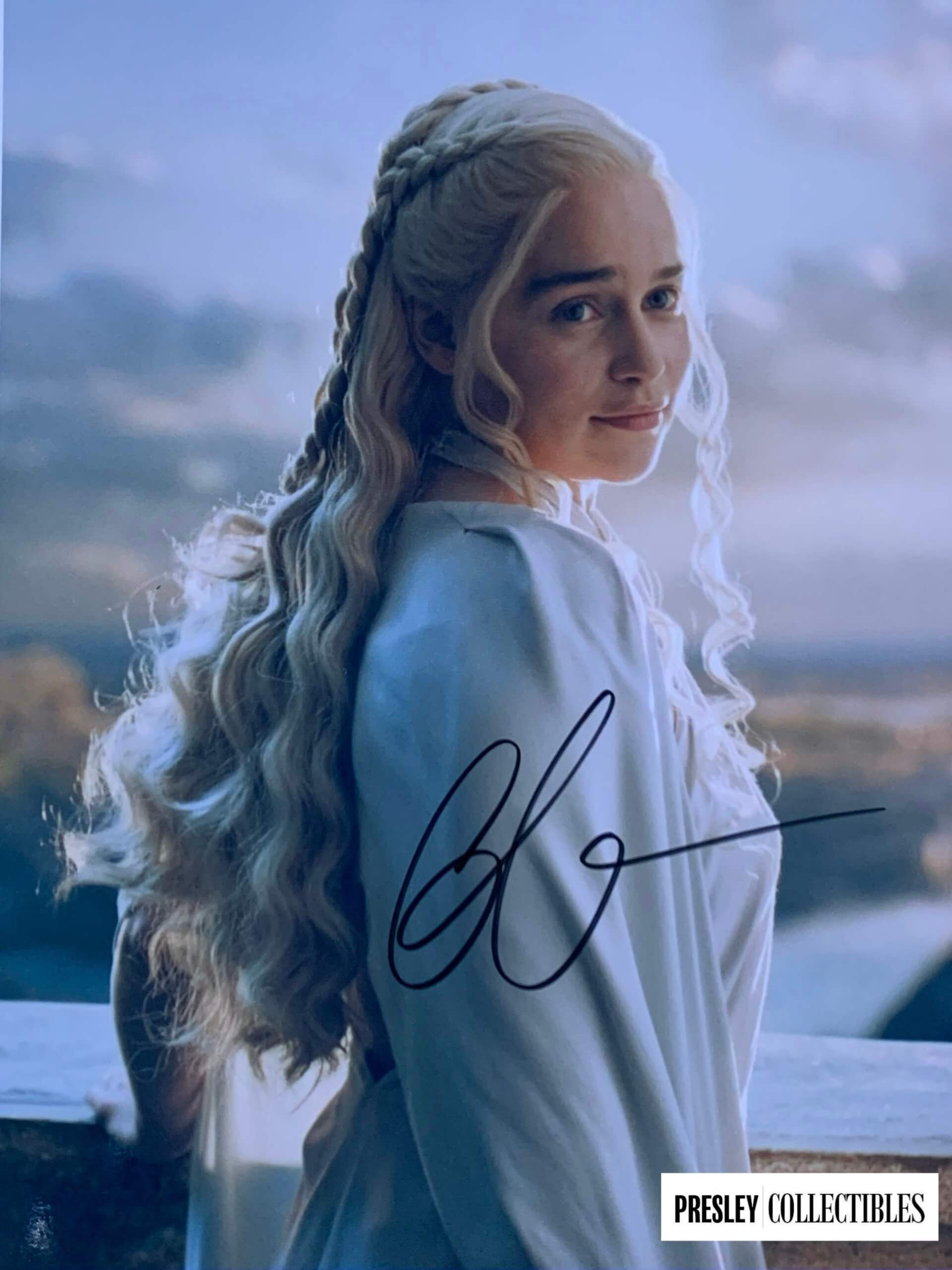 emilia clarke autograph