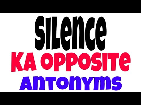 silent ka antonyms