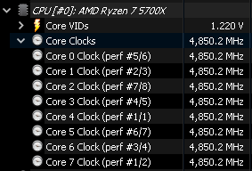 5700x overclock settings