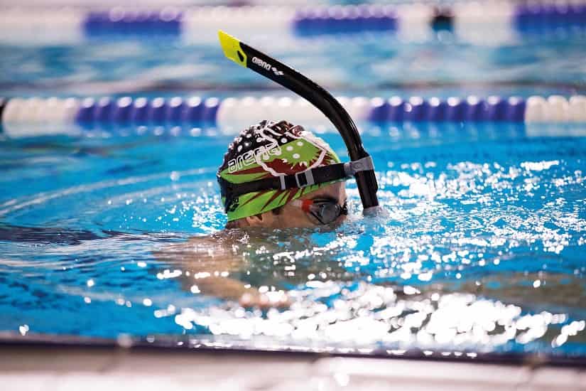 snorkel for swimming laps