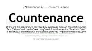 countenance meaning