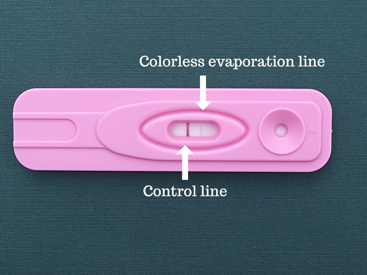 evaporation line pregnancy test