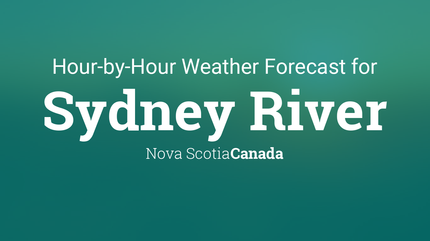 sydney weather forecast hourly