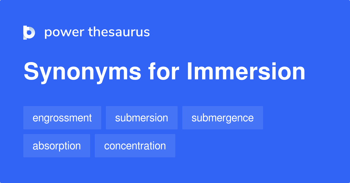 synonyms for immerse