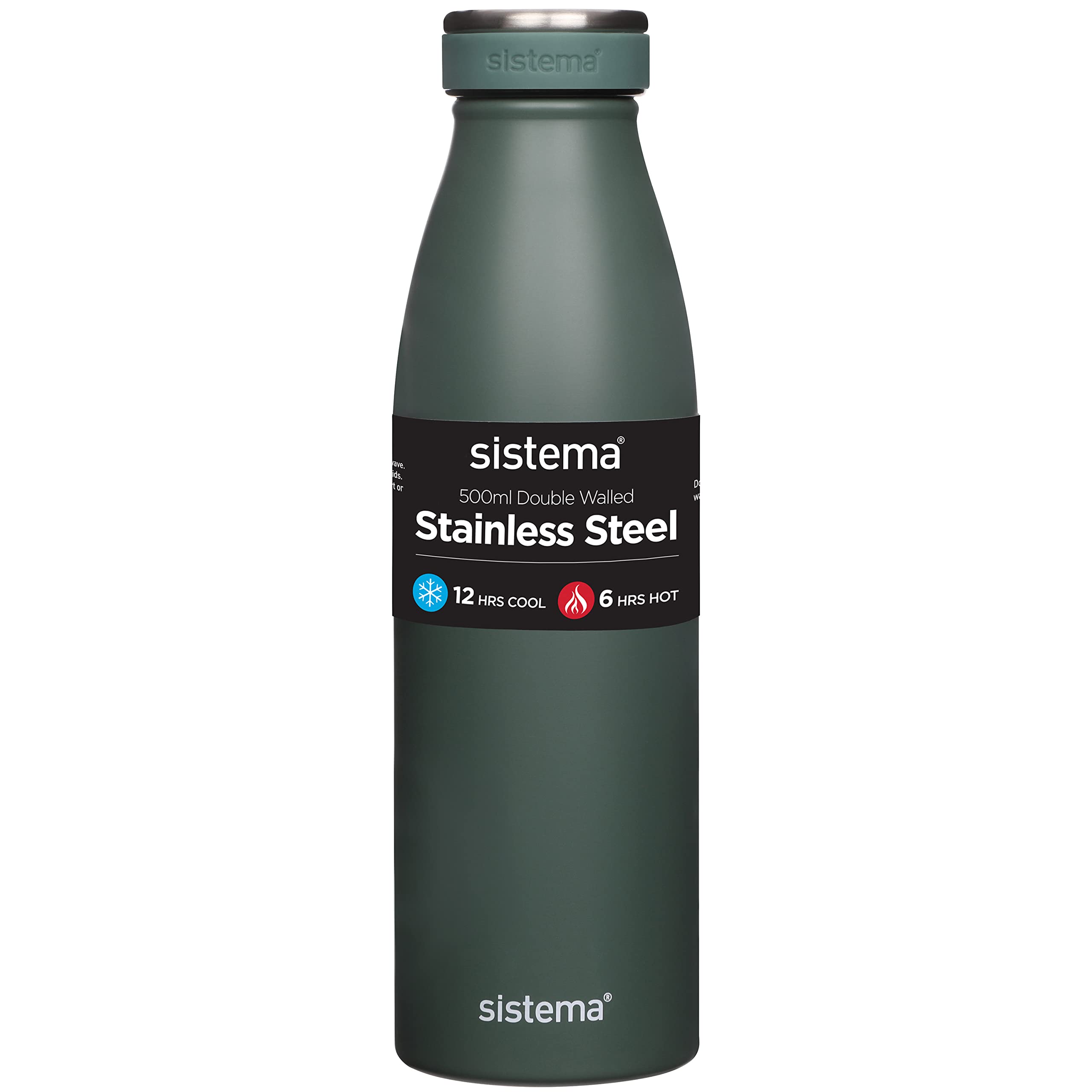 sistema metal water bottle