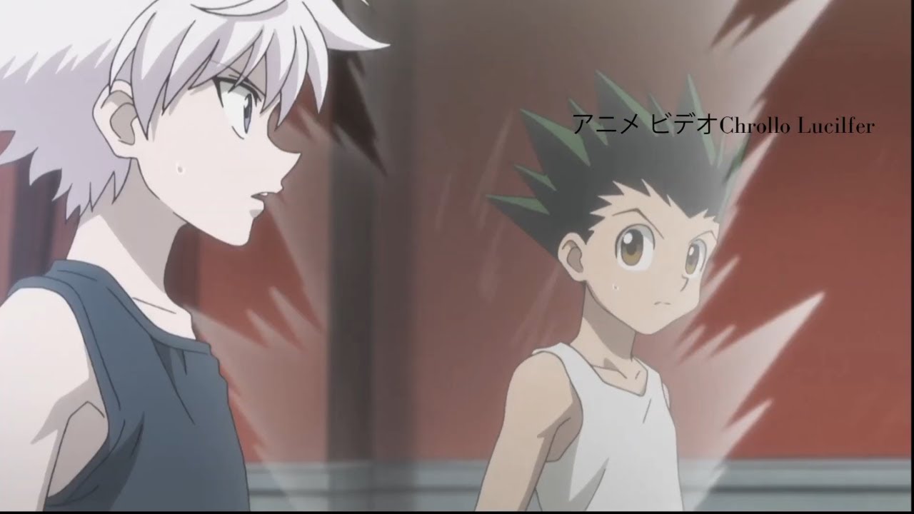 gon and killua training with bisky