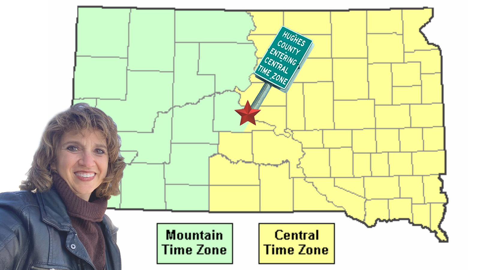 south dakota time zone