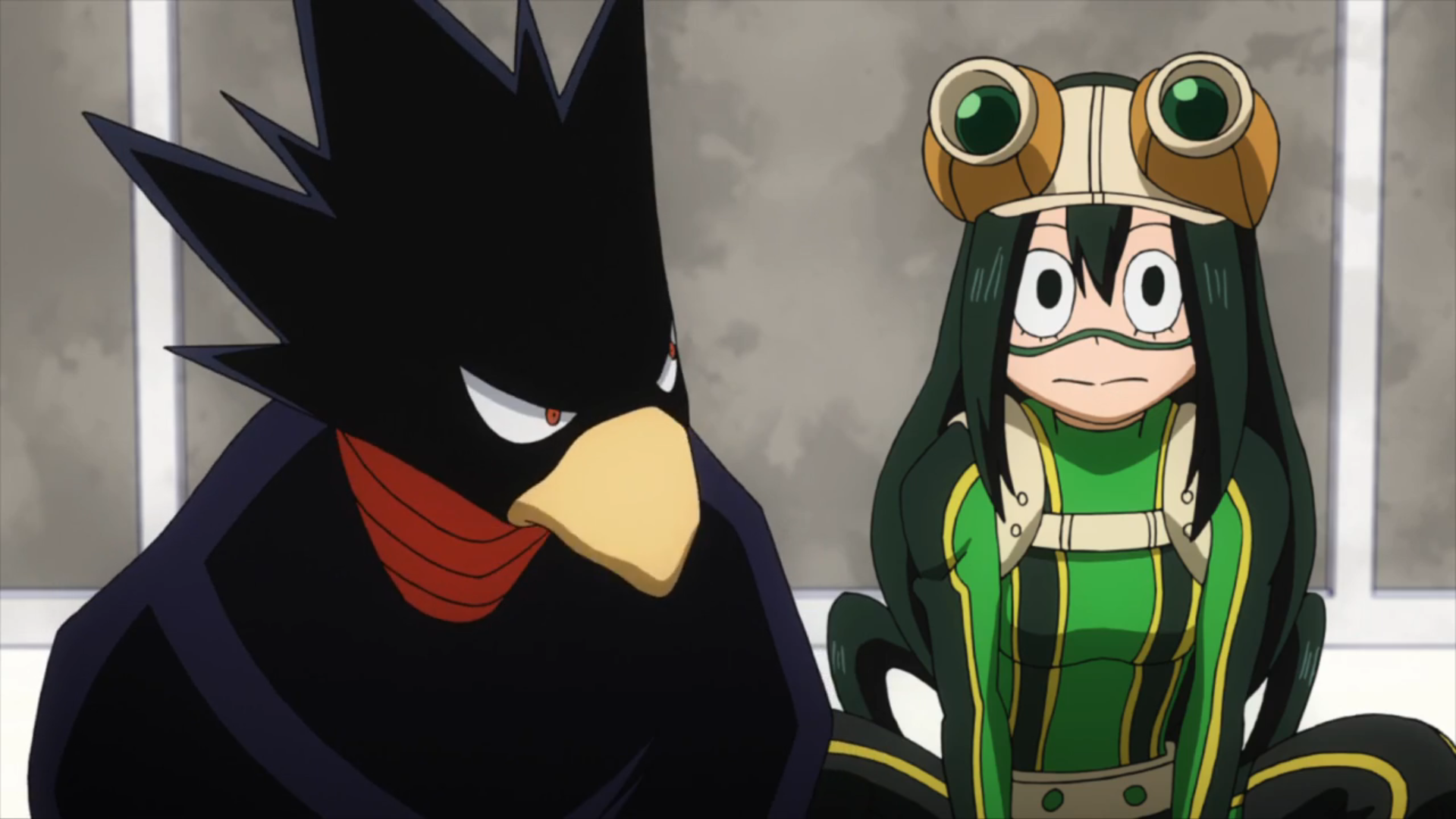 my hero academia tokoyami x tsuyu