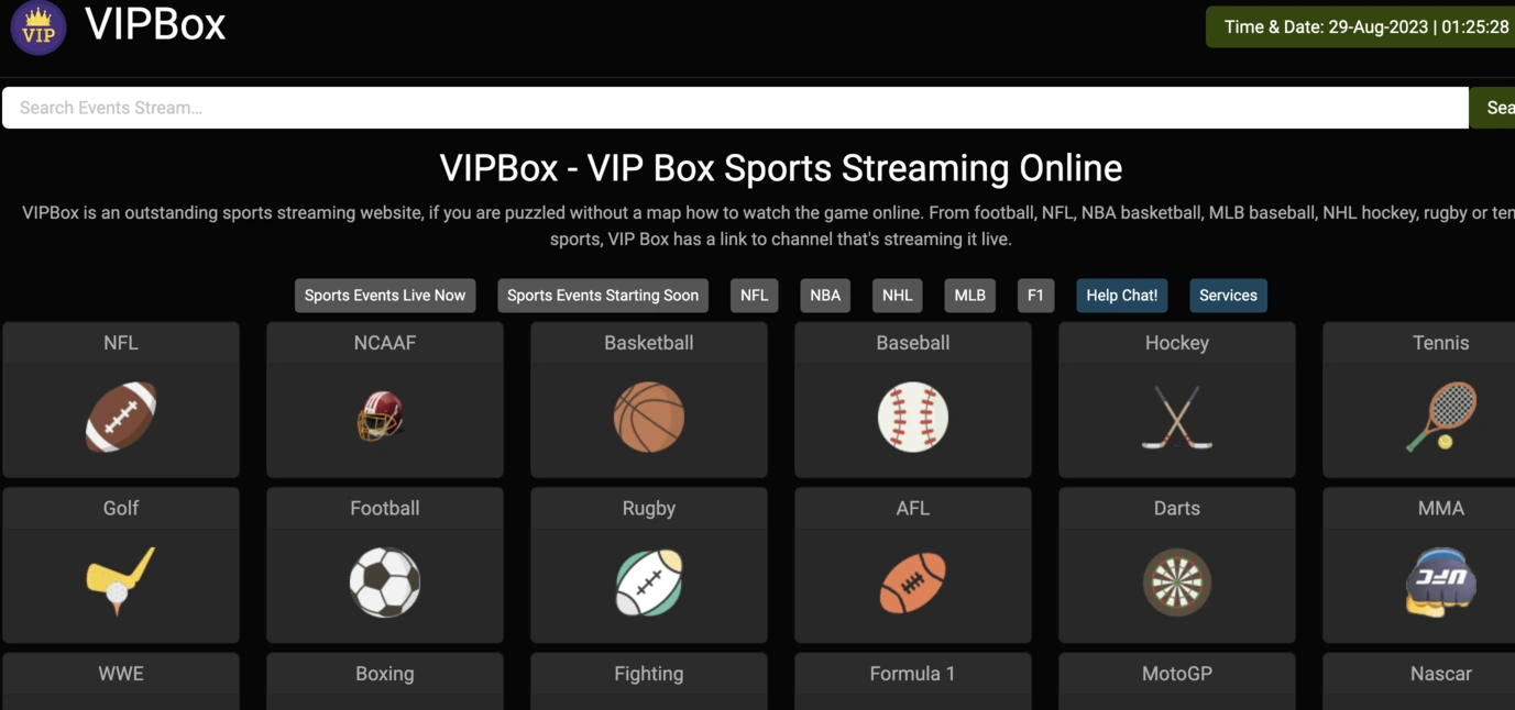 free live sports streaming websites