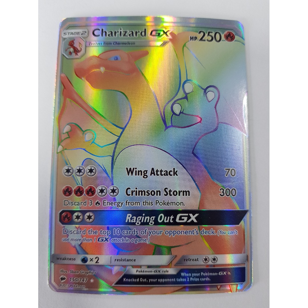 how much is rainbow charizard worth