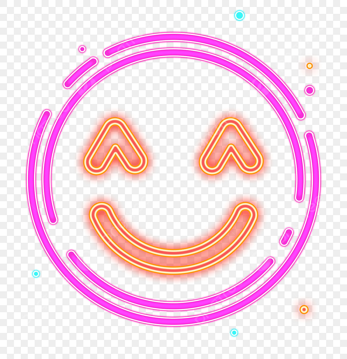 emojis neon png