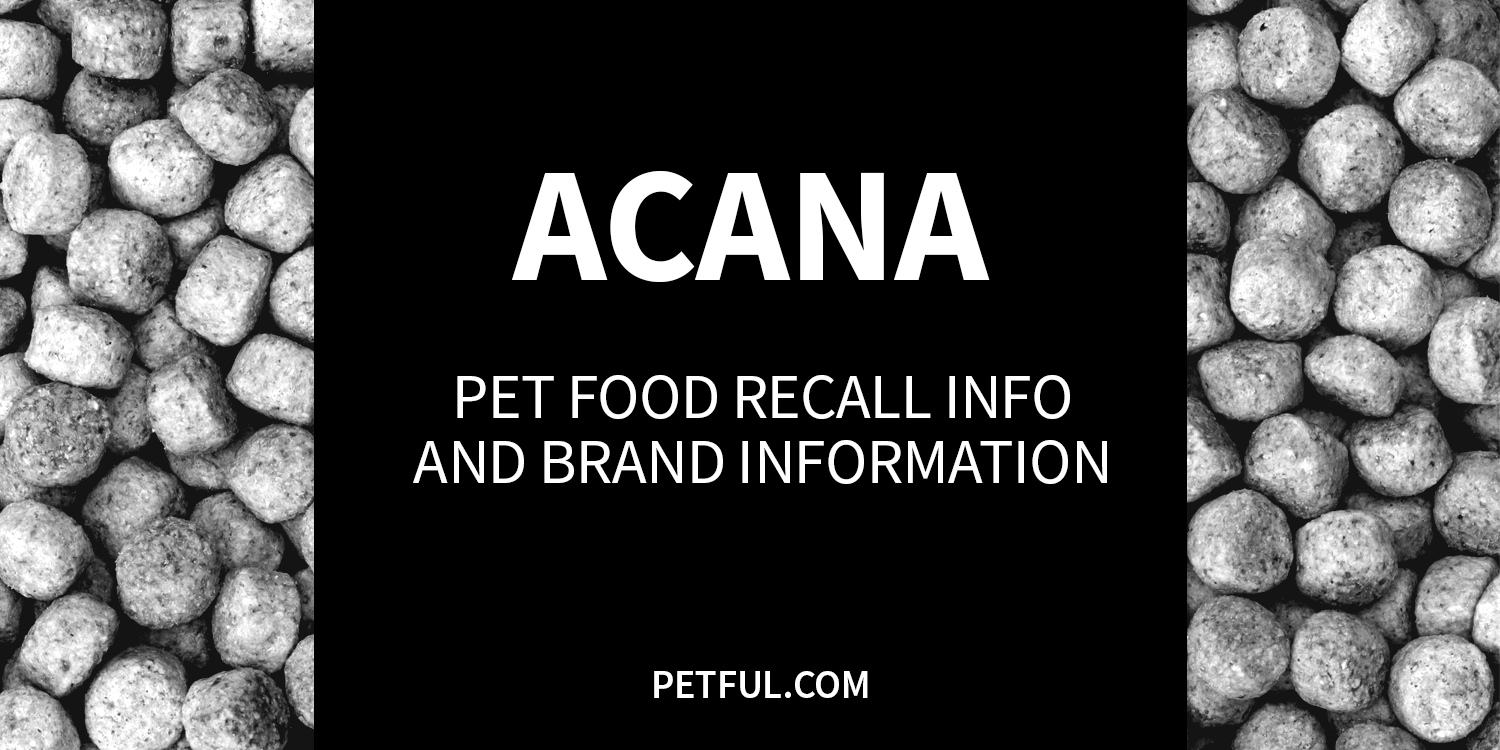 acana dog food recall