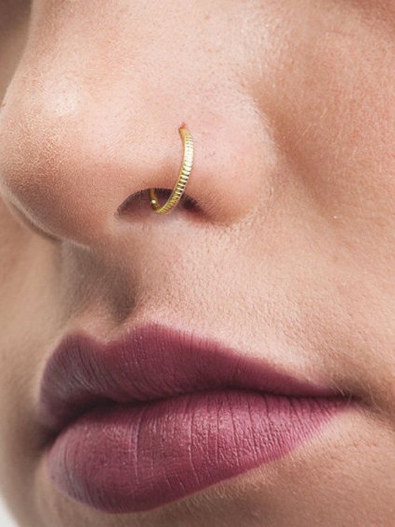 gold nose ring indian