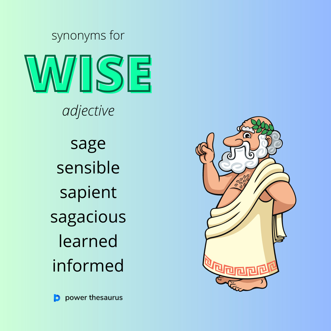 synonyms for wise man