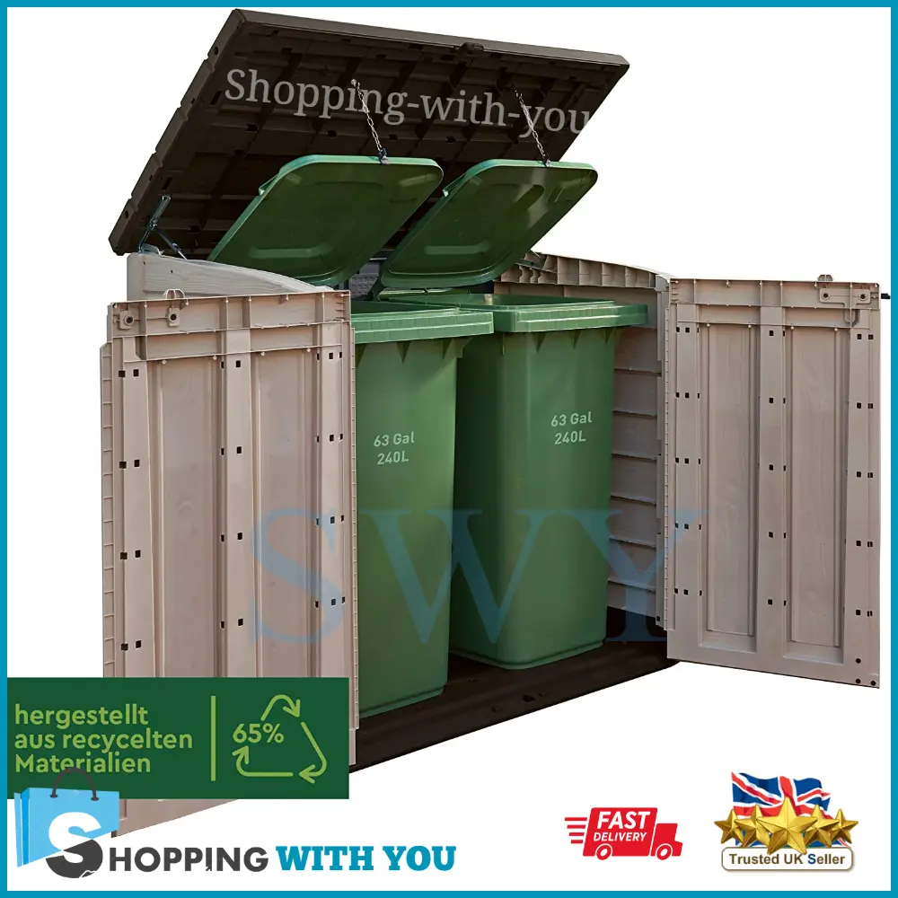 keter storage wheelie bins