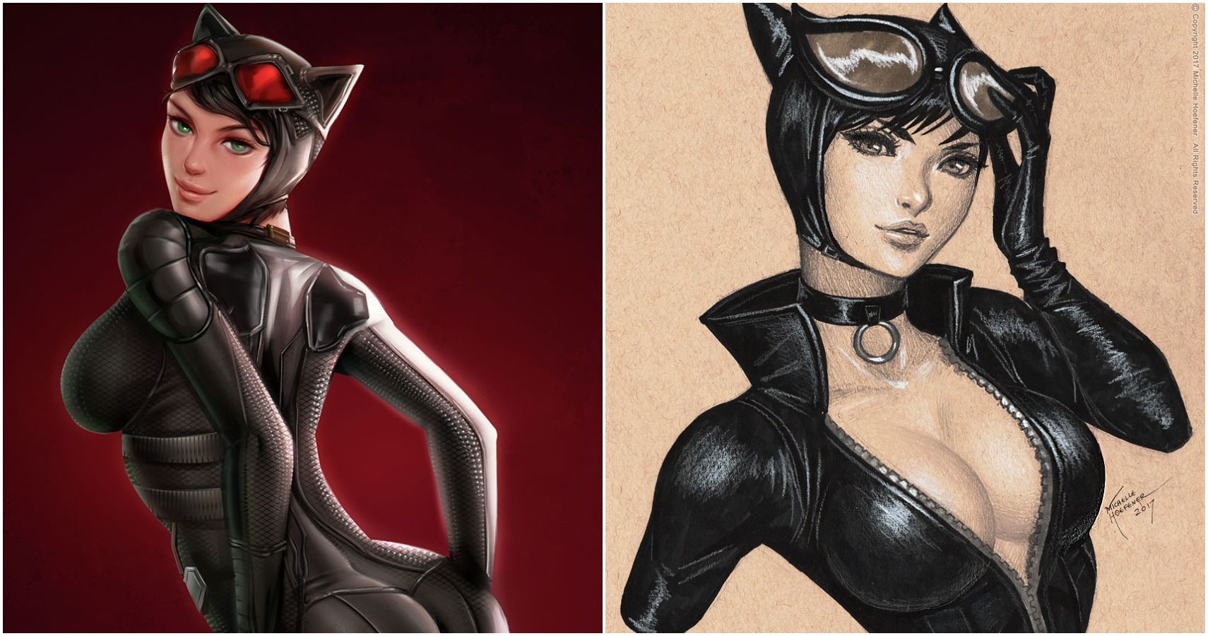 catwoman anime art