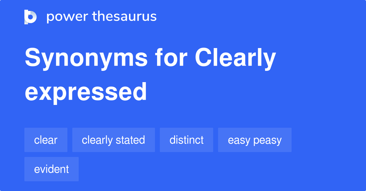 express thesaurus