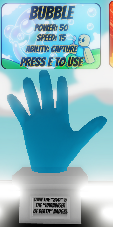 how to get bubble glove in slap battles