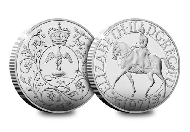 1977 five pound coin
