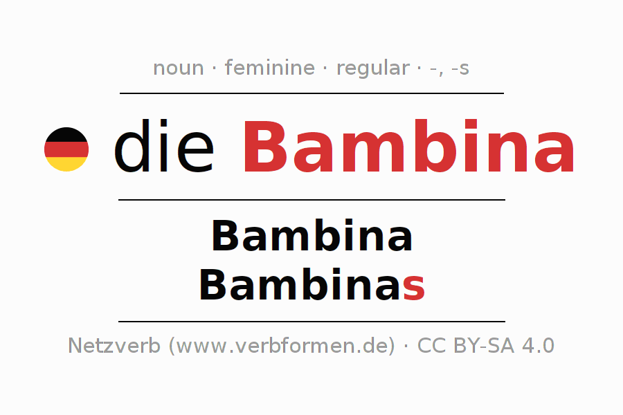 definition bambina