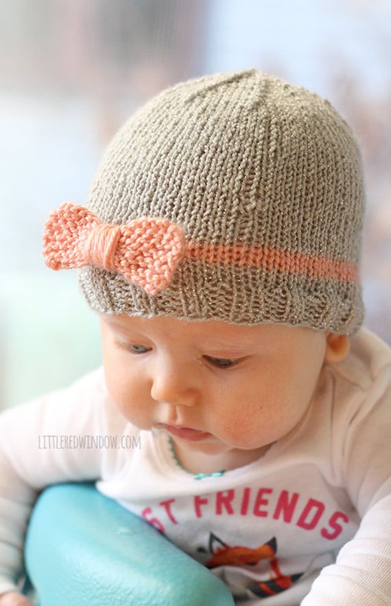 newborn knit hat pattern