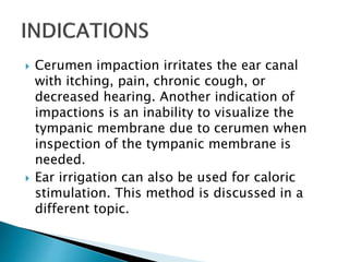 ear irrigation ppt