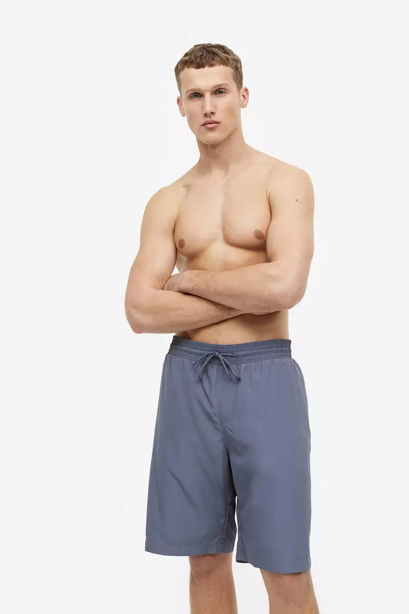 knee length swim shorts