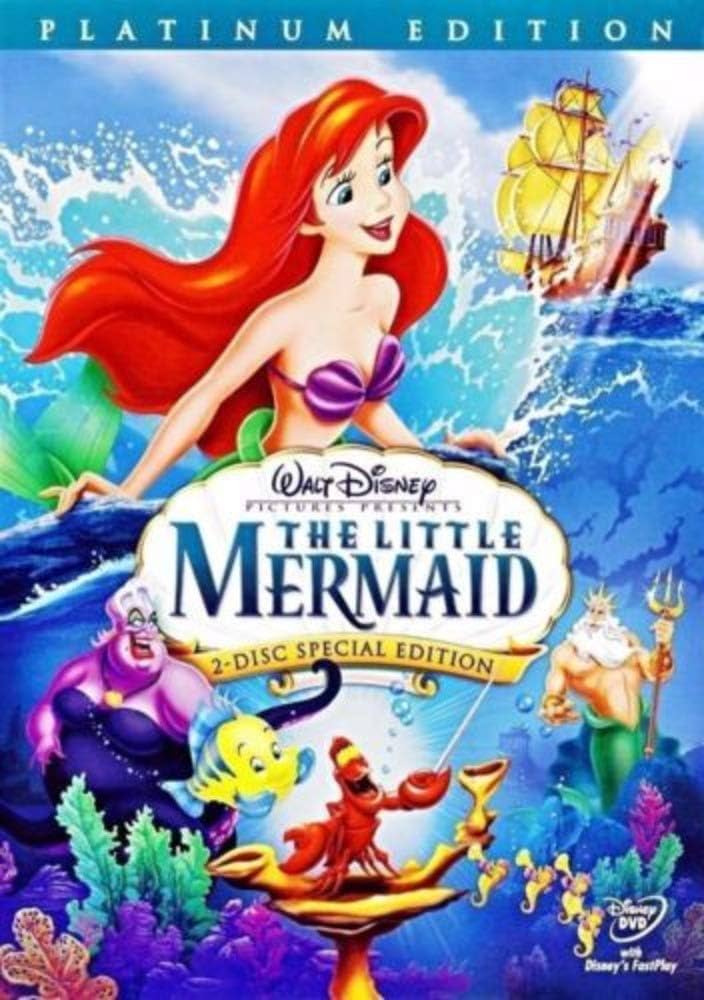 little mermaid movie dvd