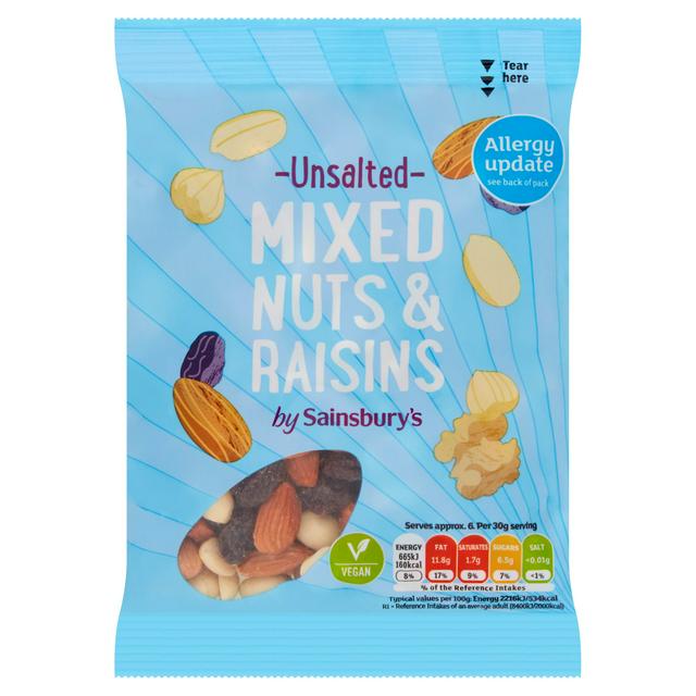 sainsburys mixed nuts