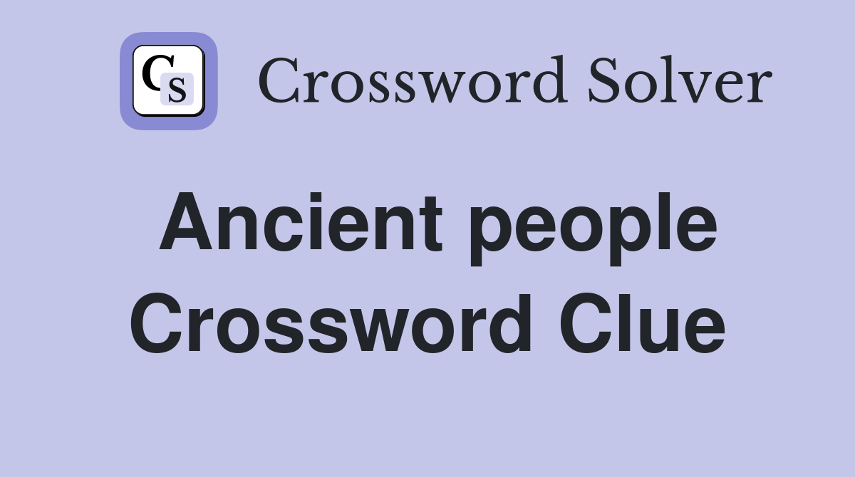 ancient italians crossword clue