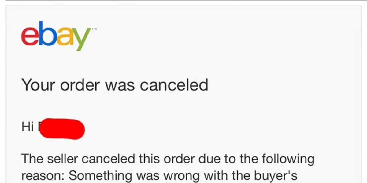 ebay cancel a purchase