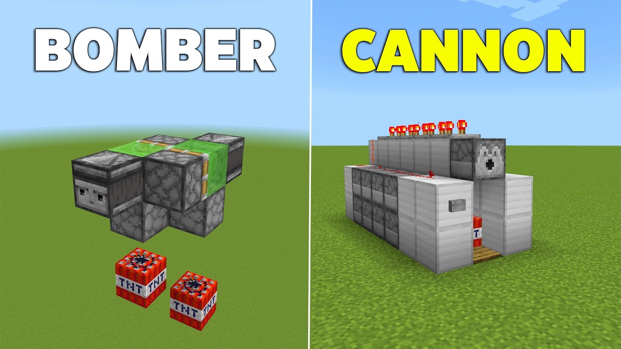 how to make a tnt launcher in minecraft bedrock