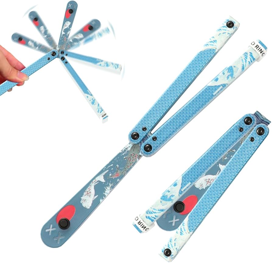 plastic butterfly knife