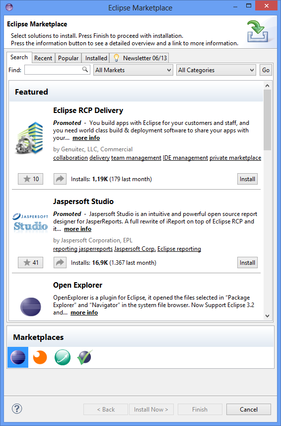 eclipse marketplace