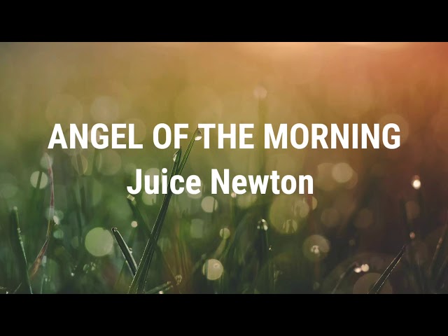 angels in the morning lyrics