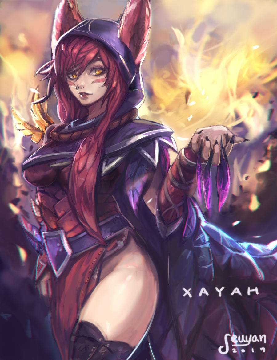 lol xayah hot