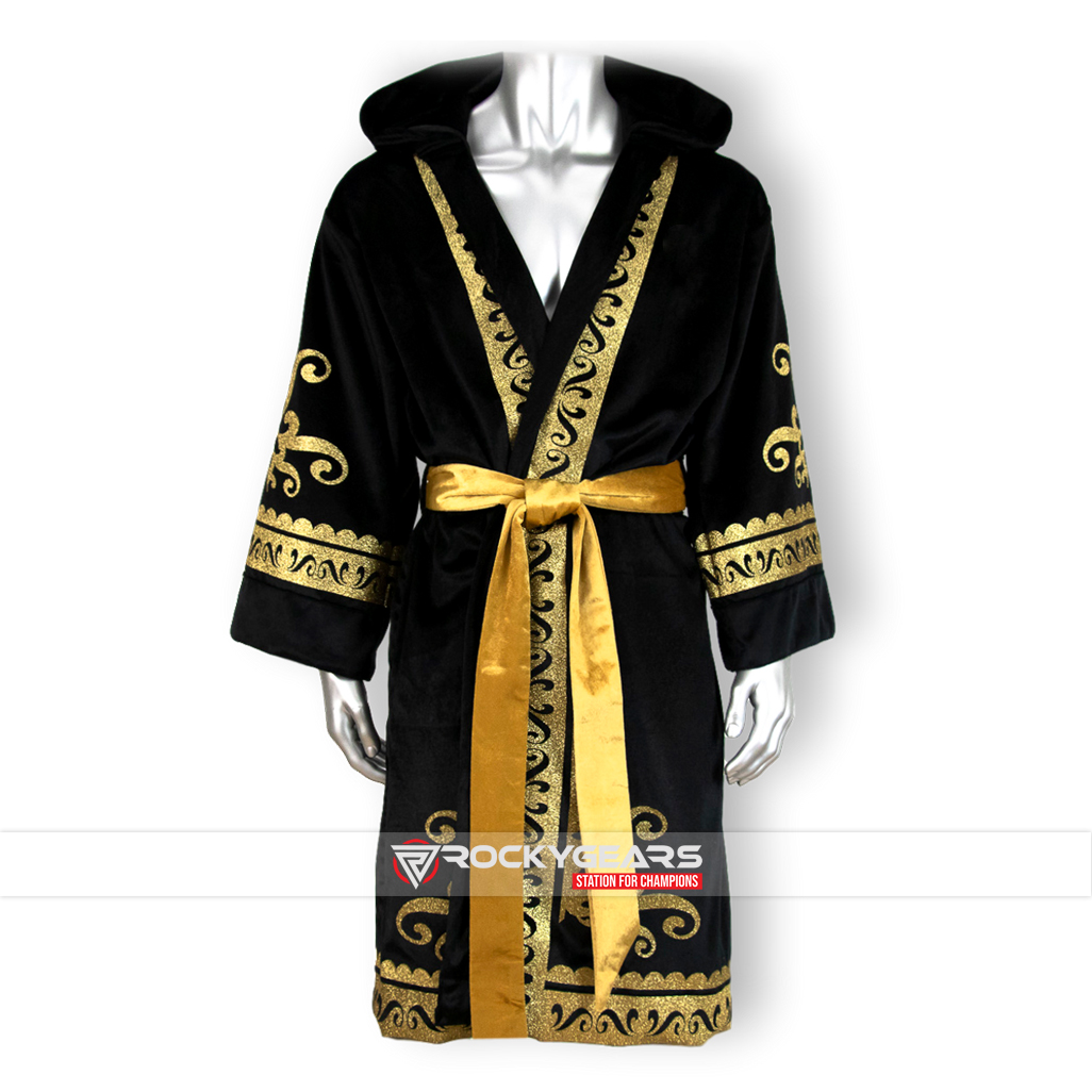 boxing robe with hood custom