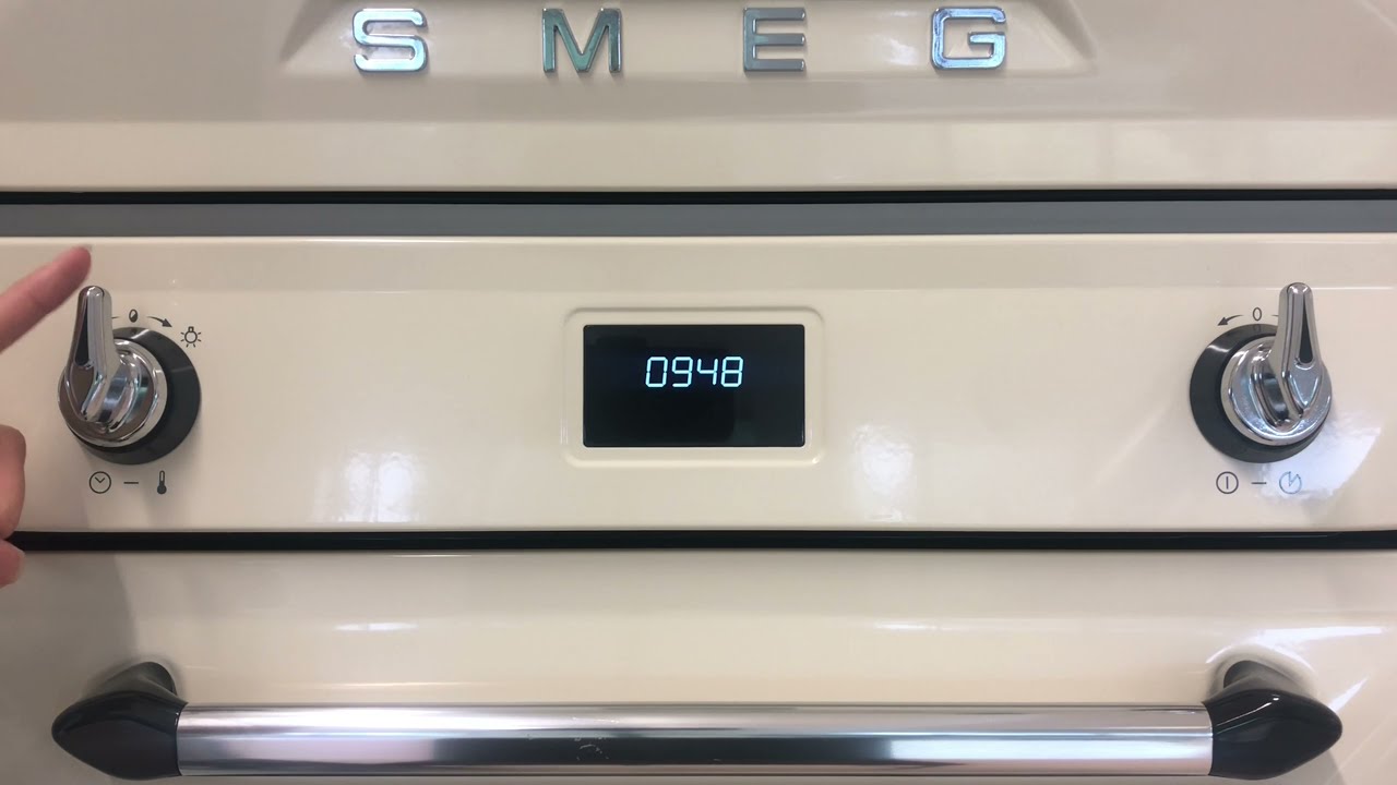 smeg oven clock set