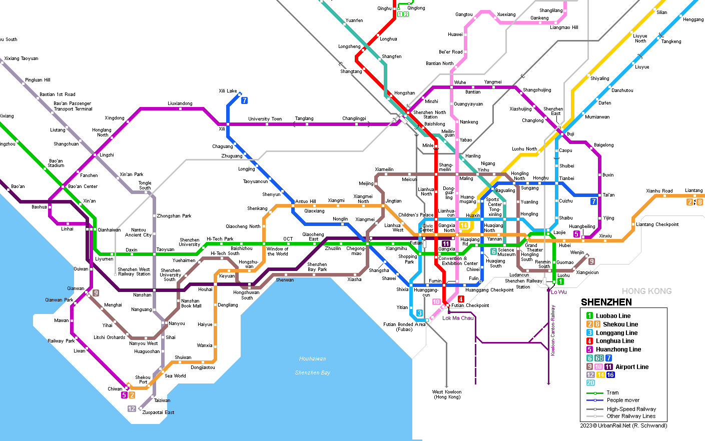 sz metro map