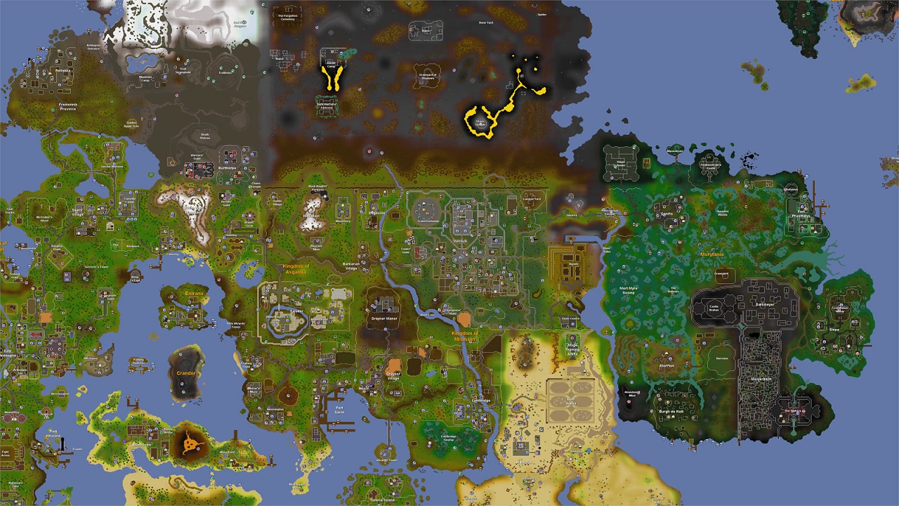 osrs map fairy rings