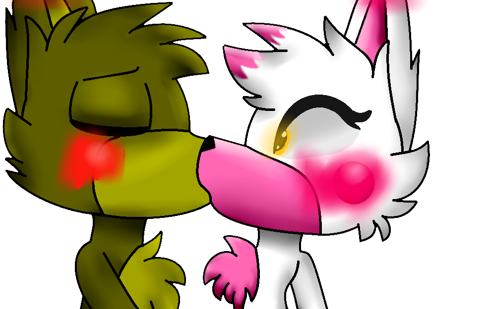 springtrap x mangle kiss